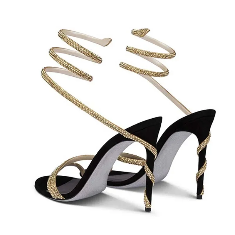 Wedding Super - Eilyken Mode Kristall Stiletto High Heels