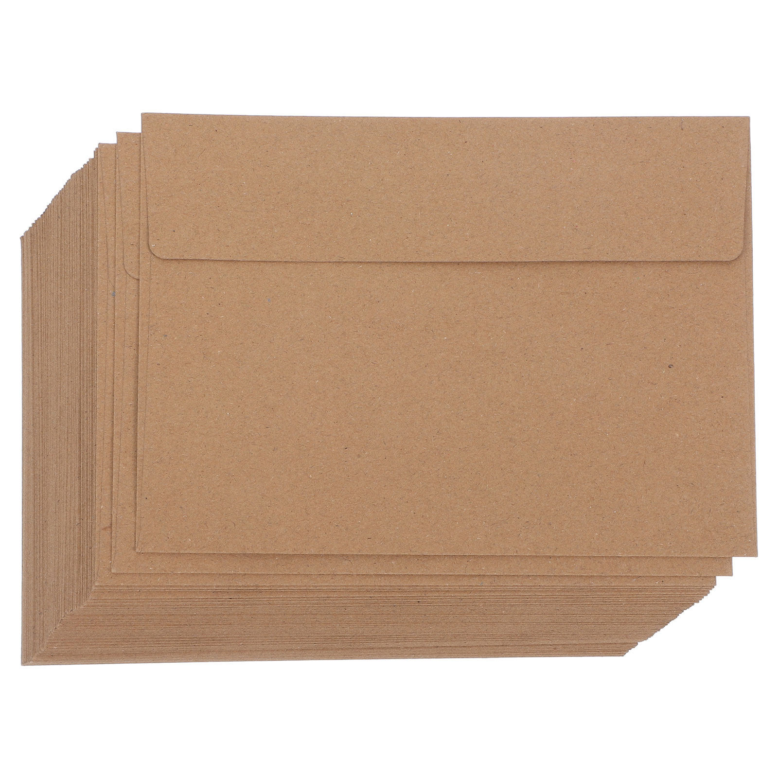 Wedding Envelopes - 50 Stück Vintage-Briefumschläge aus Kraftpapier, selbstklebende