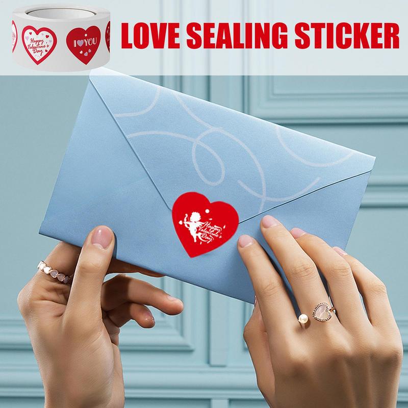 Wedding Envelopes - Herz-Aufkleber zum Valentinstag, Rolle Liebe, Hochzeitsaufkleber,