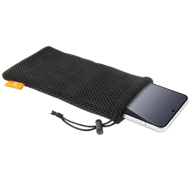 Wedding Power Supply - HAWEEL Kopfhörer-Telefon-Nylon-Mesh-Aufbewahrungstasche für Smartphones/iPad/Powerbank/Kamera-Zubehör/18,5 x 9
