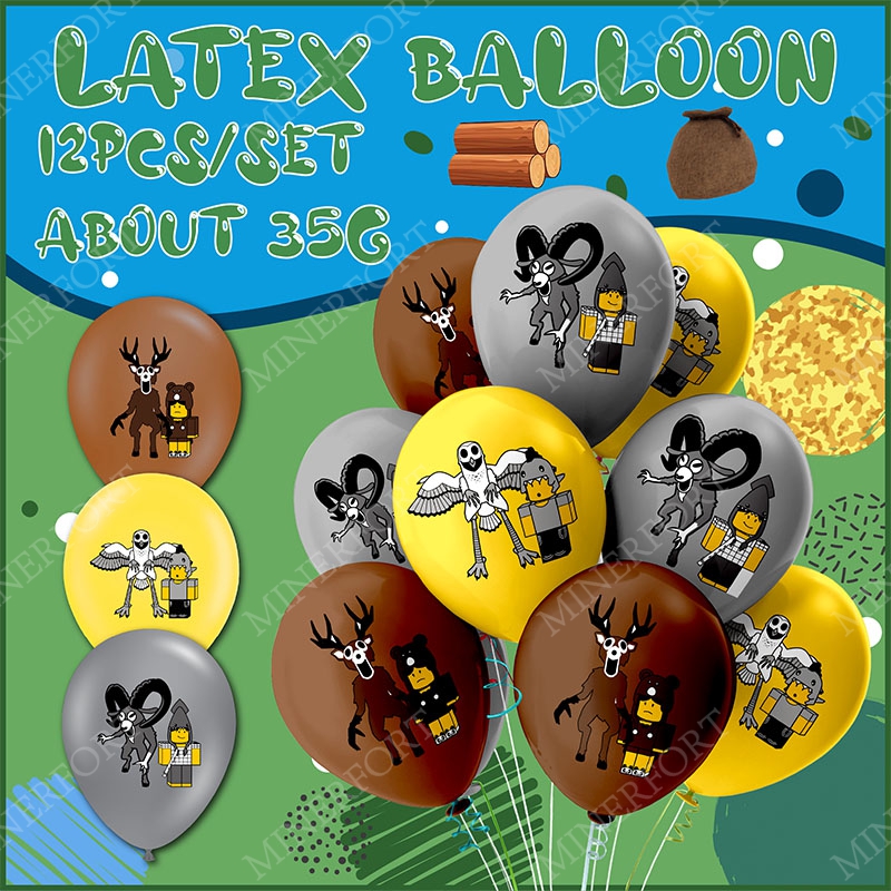 Confetti Balloon Set - ROBLOX 99 Nächte im Wald Latexballons
