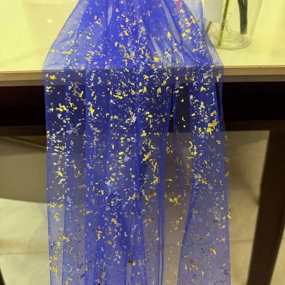 Table Runner Sequin - Goldene Pailletten-Glitzer-Tischflagge im Europäischen Stil Luxuriöser