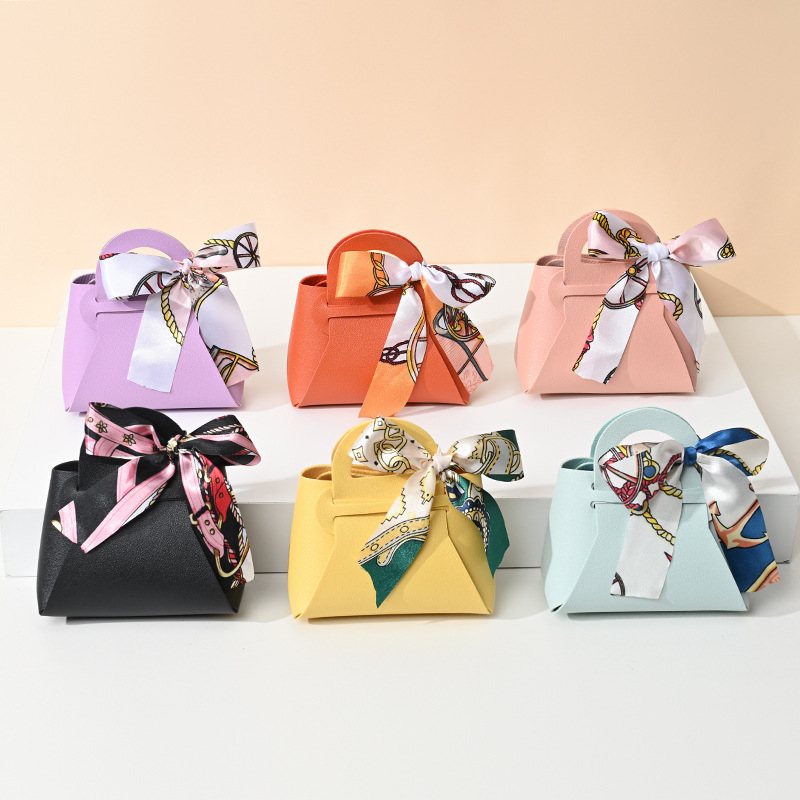 Wedding Supply List - 10 Stück blaue Geschenktüten aus Leder,