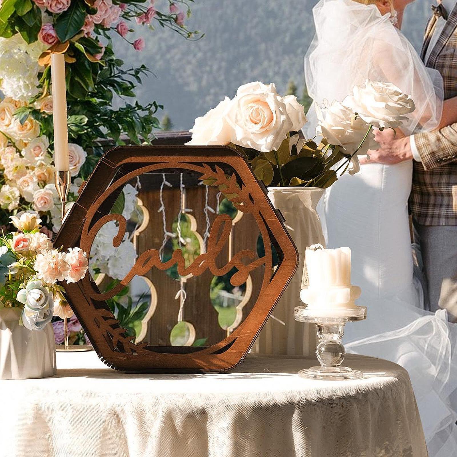 Hochzeitskartenbox mit Schlitz – Wedding Card Box Bewertung und Preis