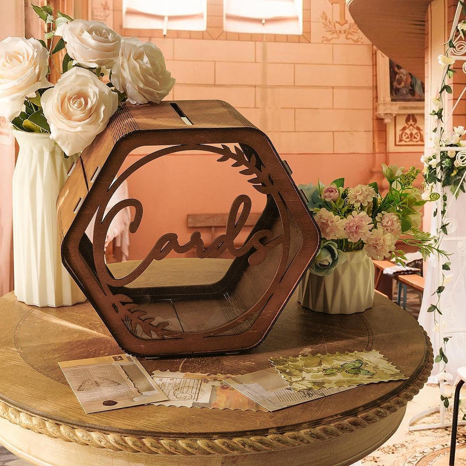 Hochzeitskartenbox mit Schlitz – Wedding Card Box Bewertung und Preis