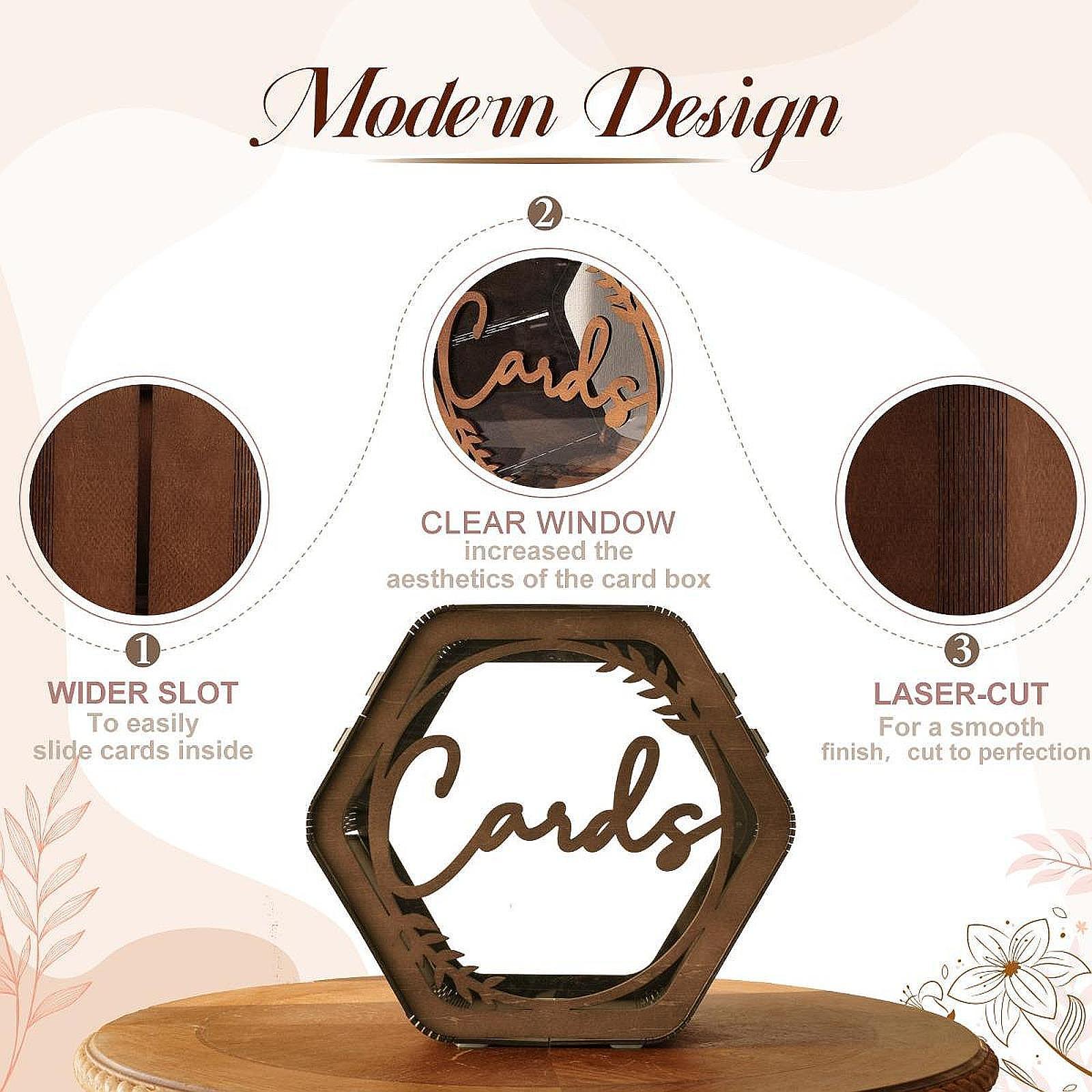 Hochzeitskartenbox mit Schlitz – Wedding Card Box Bewertung und Preis