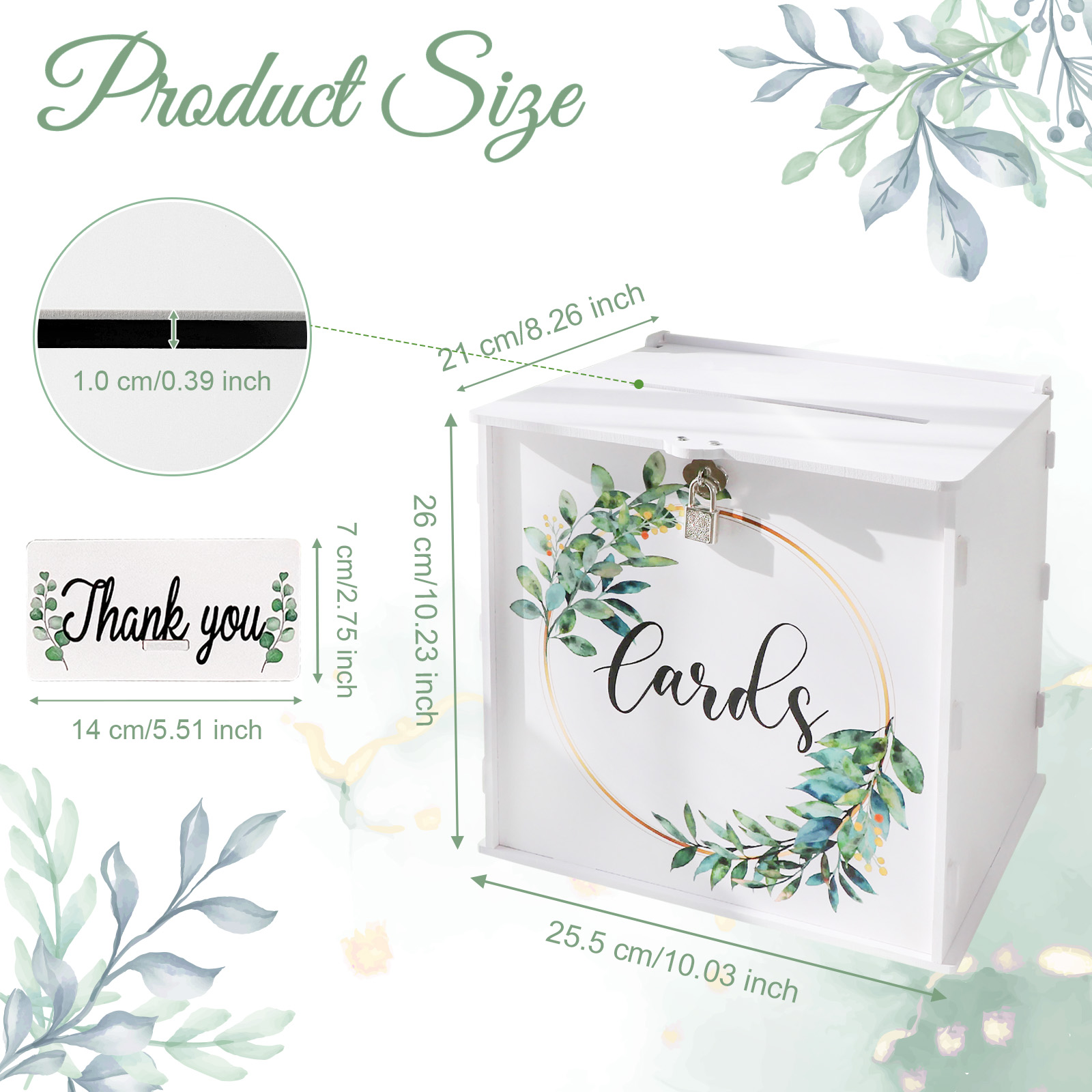 Hochzeitskarten-Box mit Schlos – Wedding Card Box Bewertung und Preis