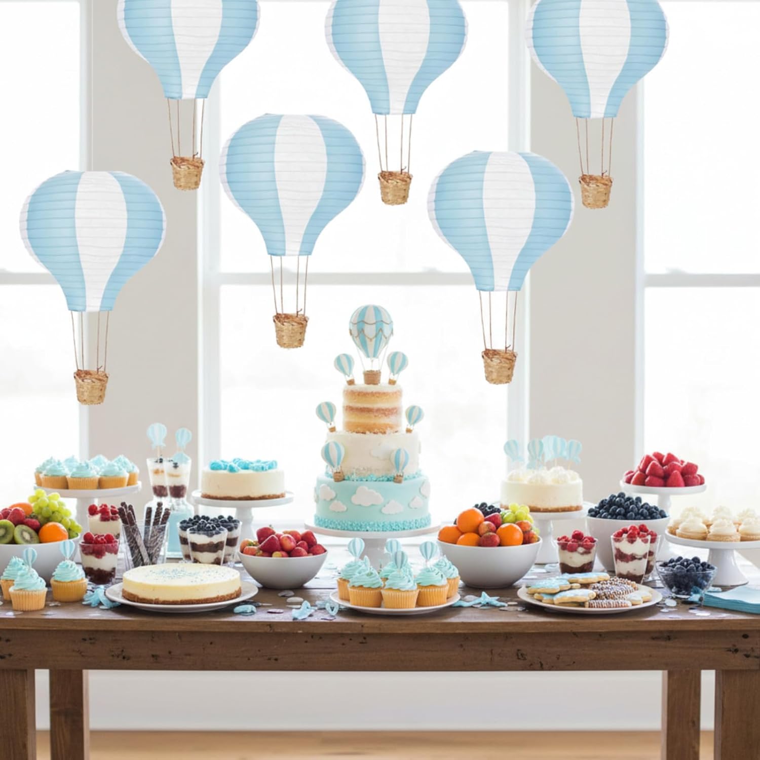 6-12 Stück Hängende Heißluftba – Confetti Balloon Set Bewertung und Preis
