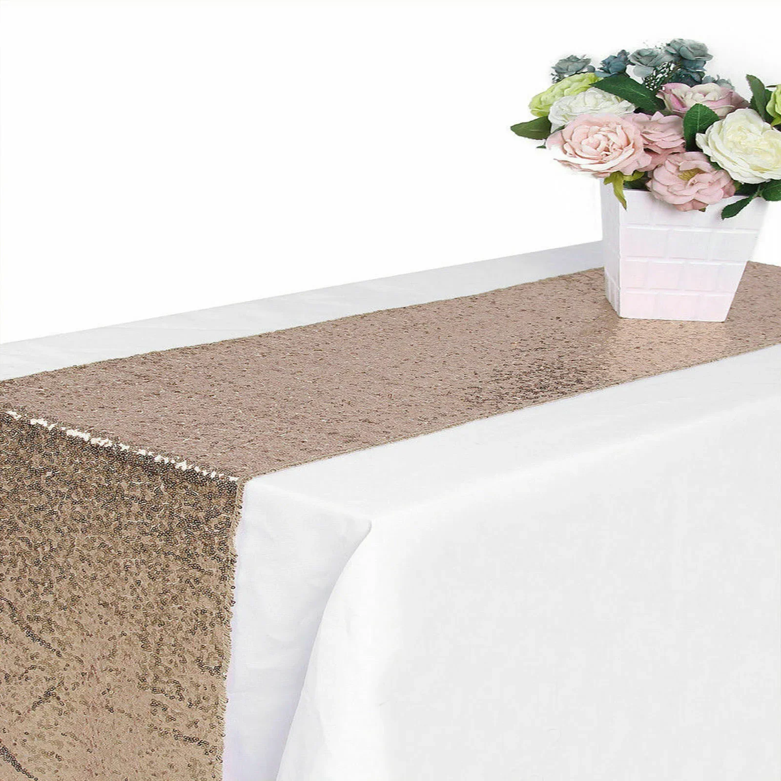 Festliche Pailletten-Tischdeck – Table Runner Sequin Bewertung und Preis