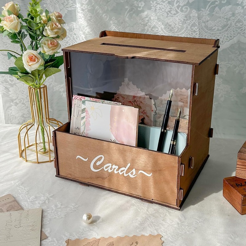 DIY Holz-Hochzeitskarten-Box A – Wedding Card Box Bewertung und Preis