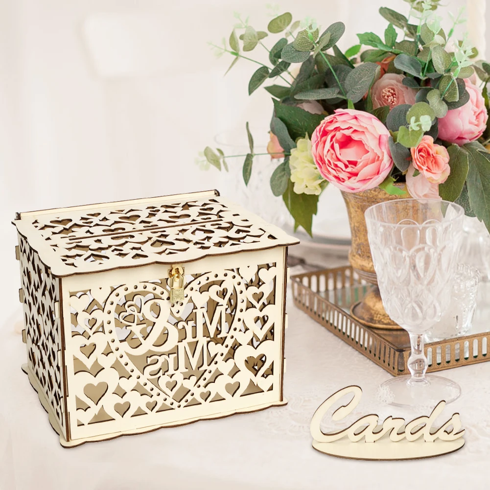 Hölzerne Hochzeits karte Box H – Wedding Card Box Bewertung und Preis