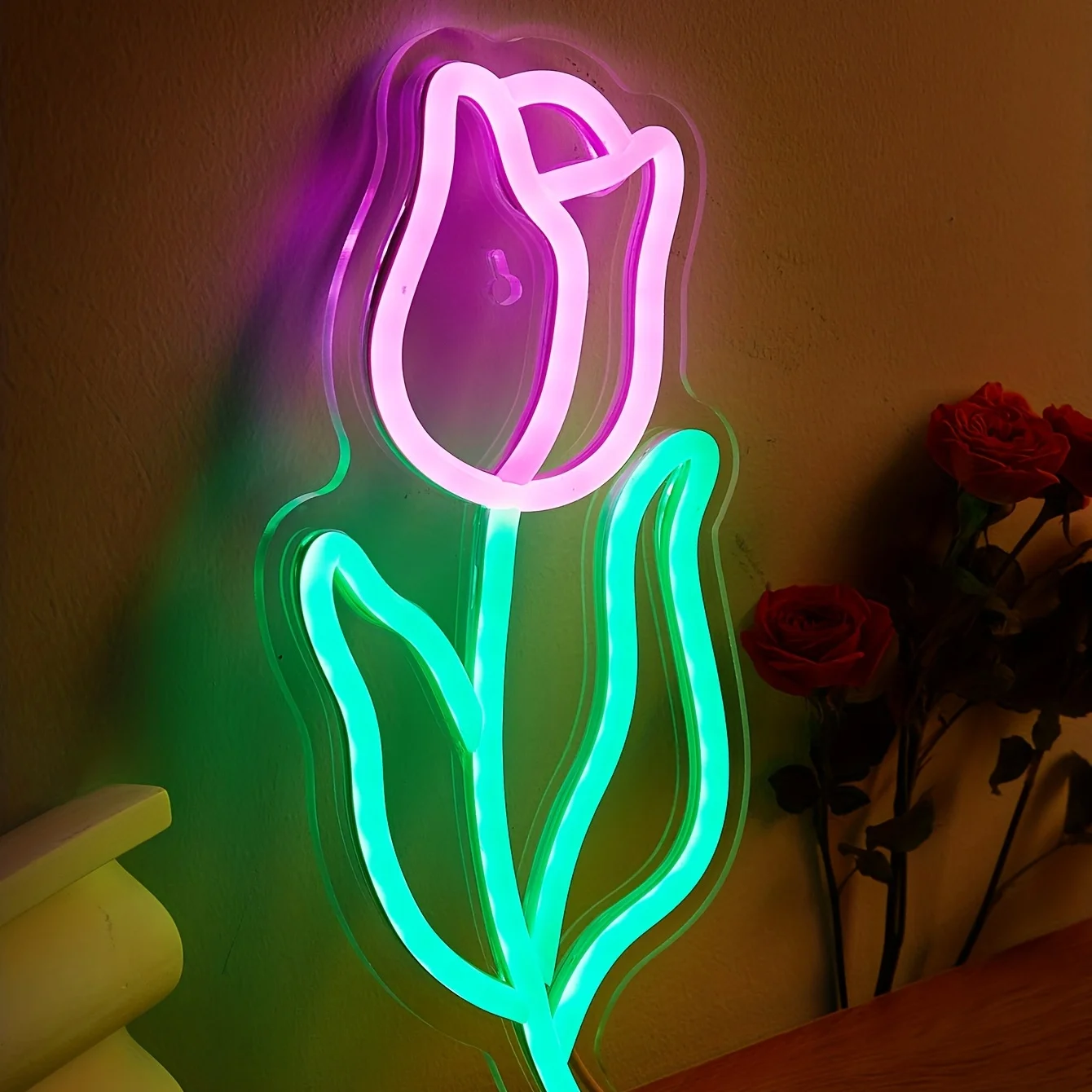 LED Rose geformte Leucht rekla – Wedding Power Supply Bewertung und Preis