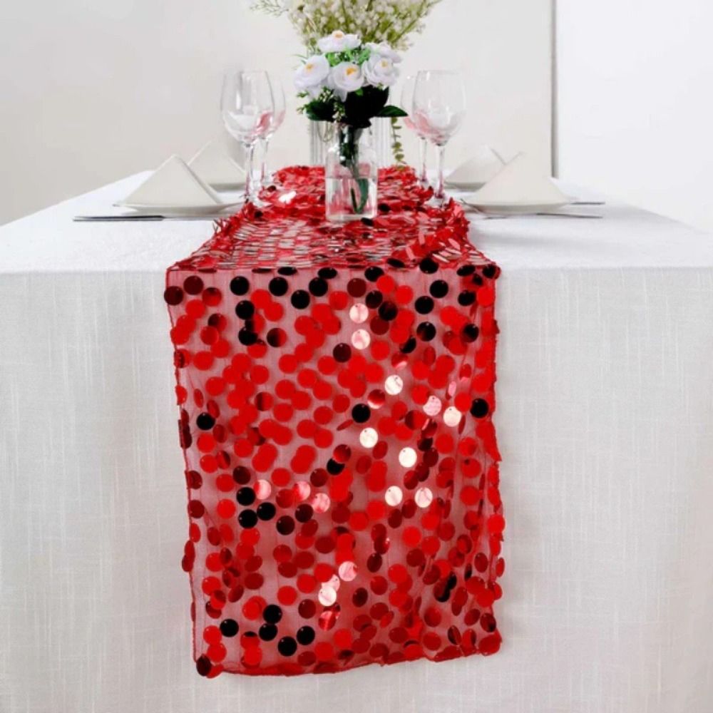 Tischläufer mit Fischschuppen- – Table Runner Sequin Bewertung und Preis