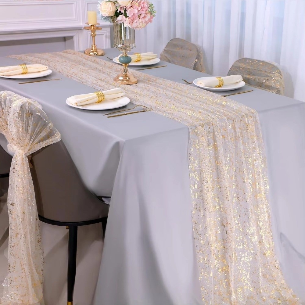 Goldener Pailletten-Glitzer Ti – Table Runner Sequin Bewertung und Preis