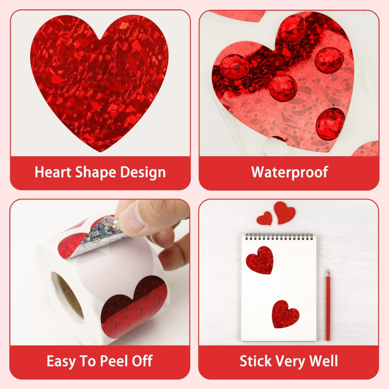 Herzaufkleber – 500 Stück Vale – Wedding Envelopes Bewertung und Preis