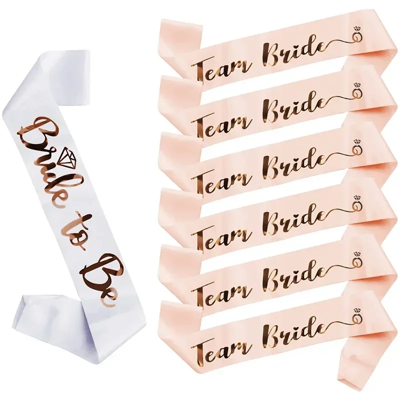 1Set Rose Gold Team Bride To B – Bride Tribe Sash Bewertung und Preis