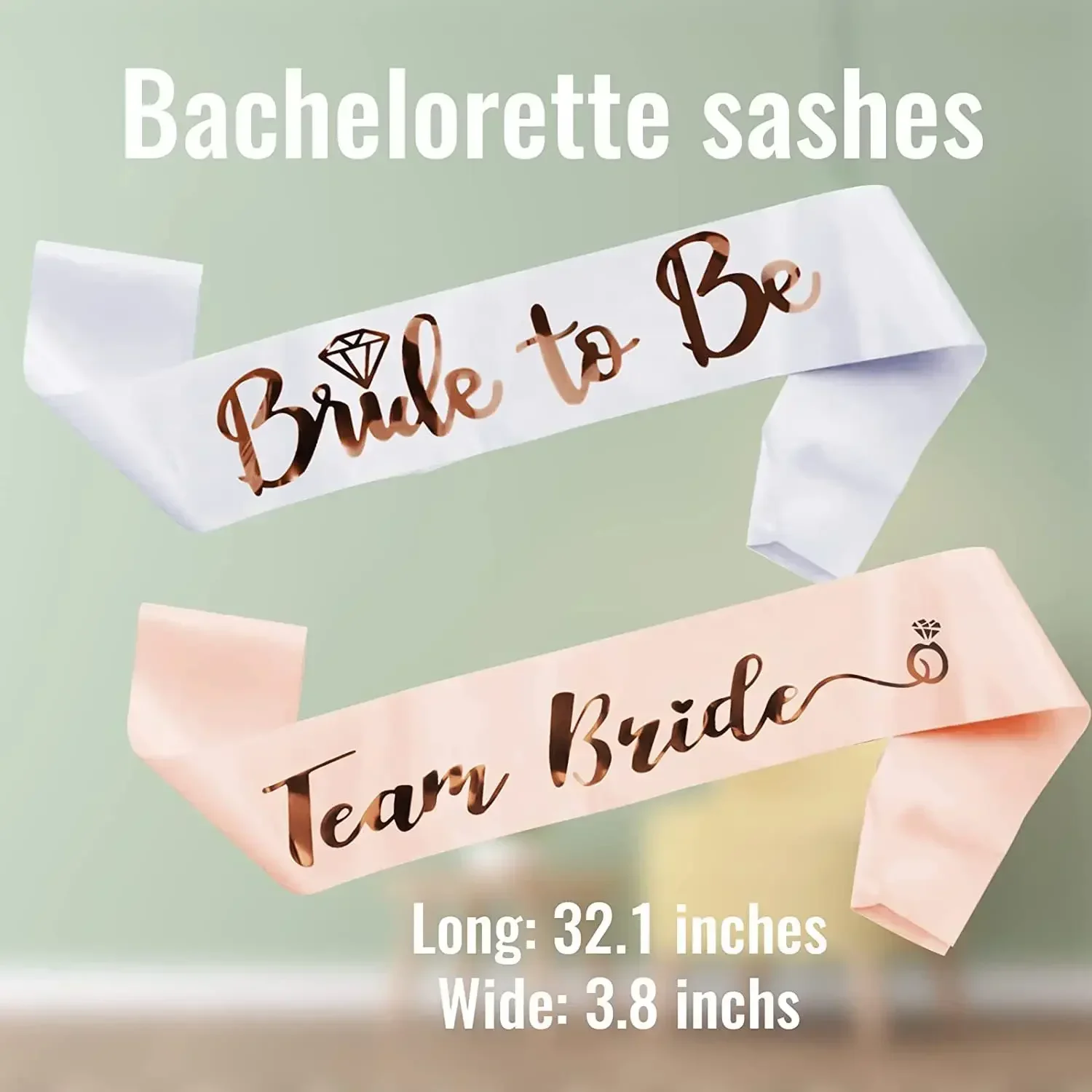 1Set Rose Gold Team Bride To B – Bride Tribe Sash Bewertung und Preis
