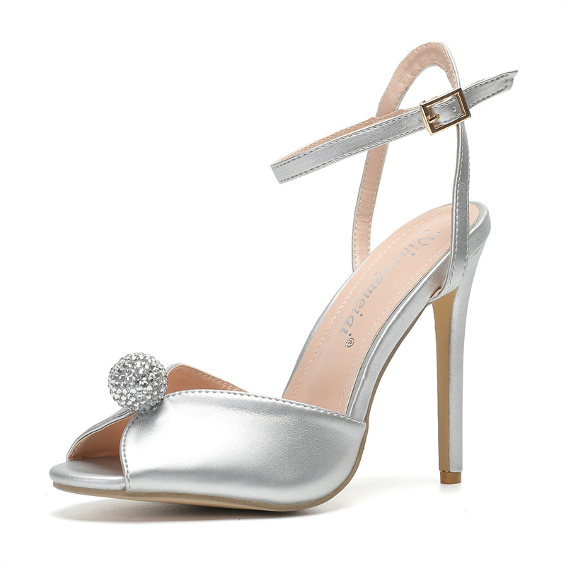 Neue Luxus-Perlen-Strass-Peept – Wedding Super Bewertung und Preis