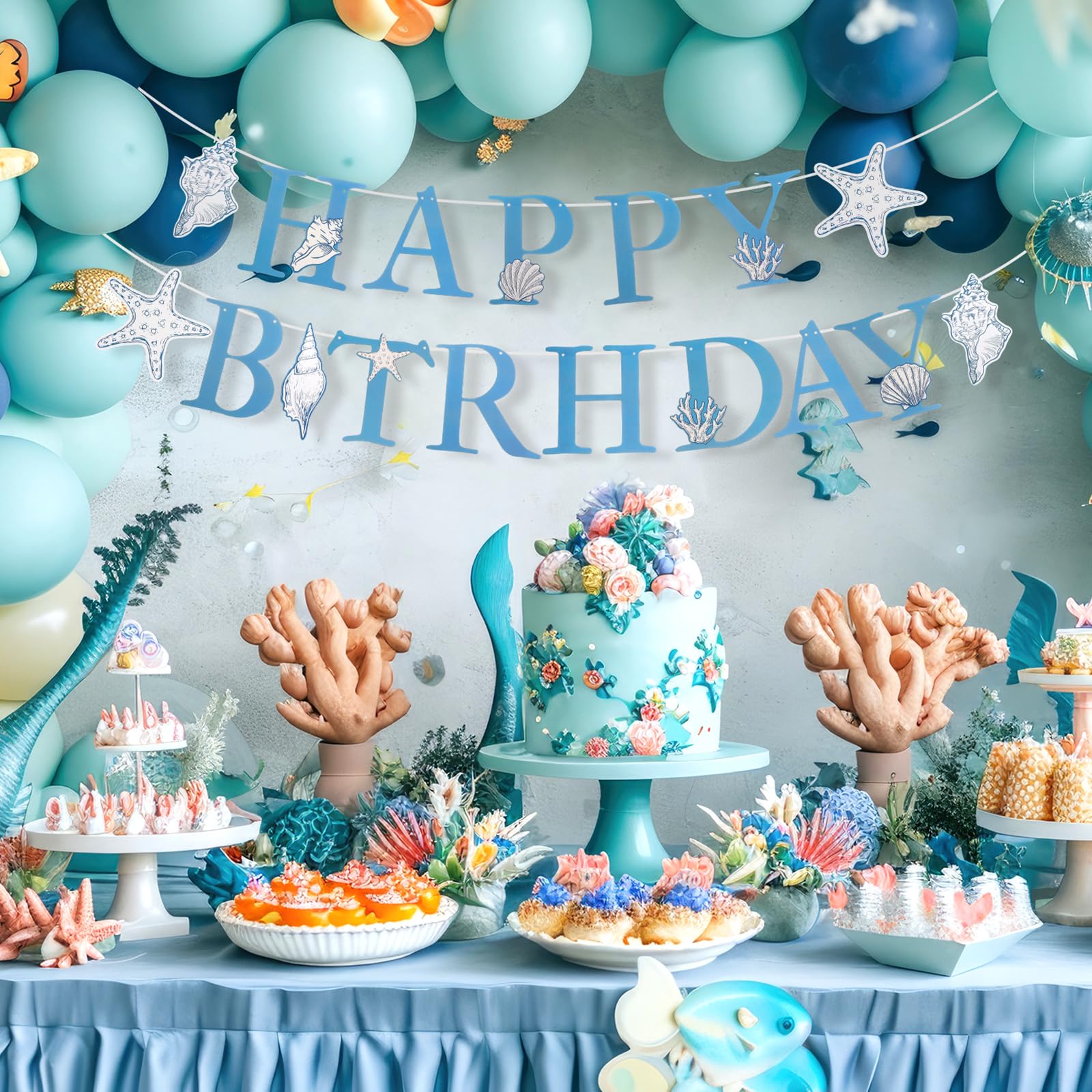 Elegante Ozean-Meerjungfrau Ge – Confetti Balloon Set Bewertung und Preis