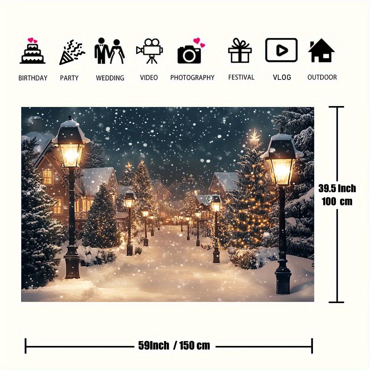 1-teiliges Hintergrundtuch für – Wedding Power Supply Bewertung und Preis