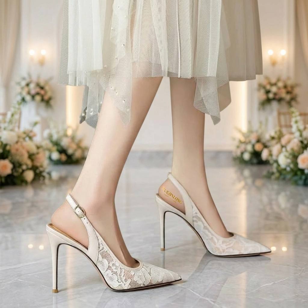 Sexy Spitze Spitze-Sandalen fü – Wedding Super Bewertung und Preis