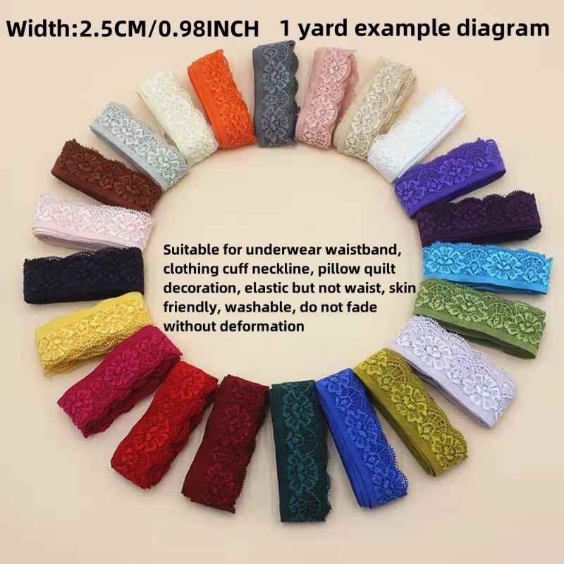1/2/5 Yard 2,5 cm breite Baumw – Wedding Water Supply Bewertung und Preis