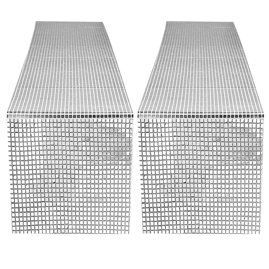 Spiegelsilberner Pailletten-Ti – Table Runner Sequin Bewertung und Preis