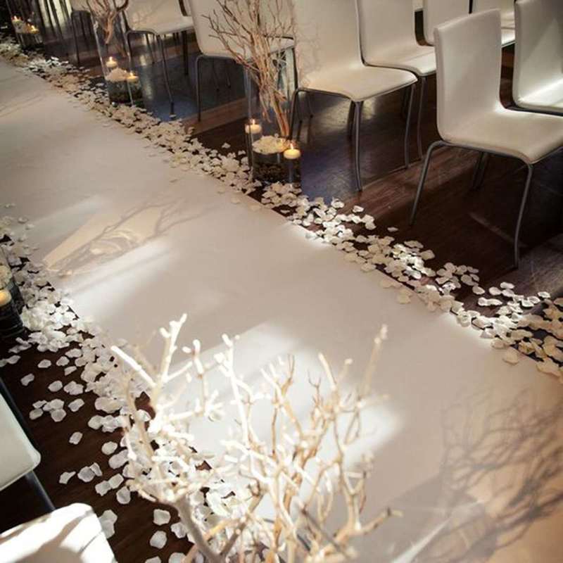 Hochzeit Weiß Teppich Gang Läu – Aisle Runner White Bewertung und Preis