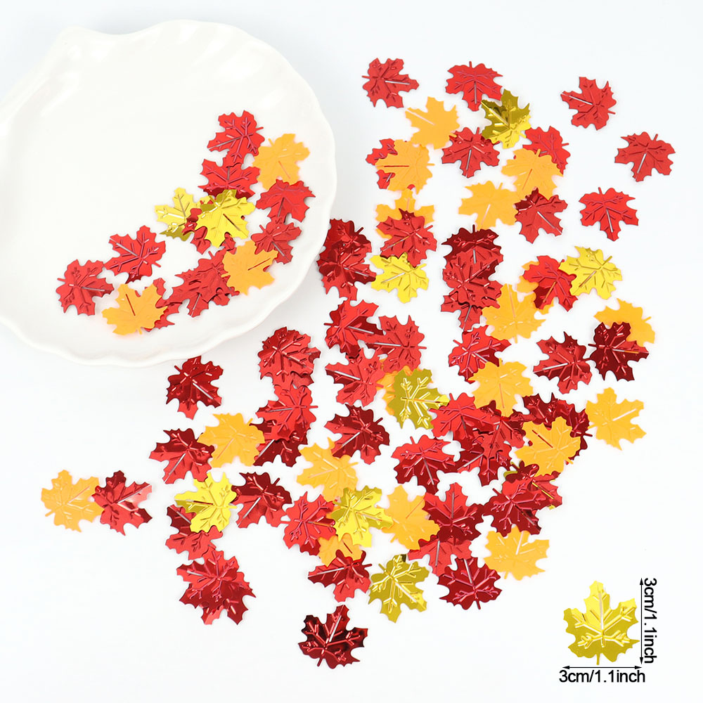 15g Herbst Glitzer Ahornblätte – Table Runner Sequin Bewertung und Preis