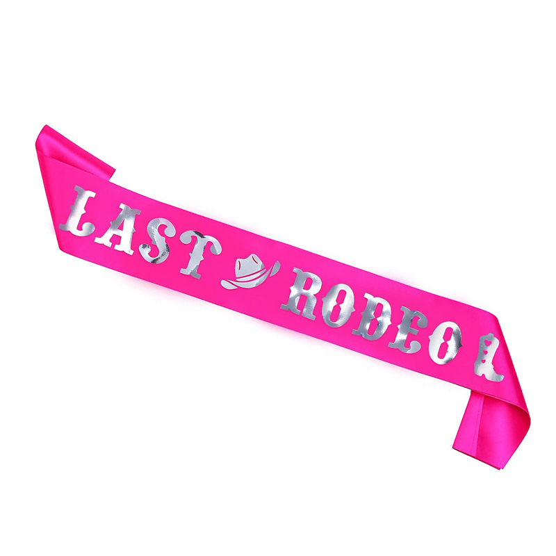 1 Stück letzte Rodeo Schärpe B – Bride Tribe Sash Bewertung und Preis