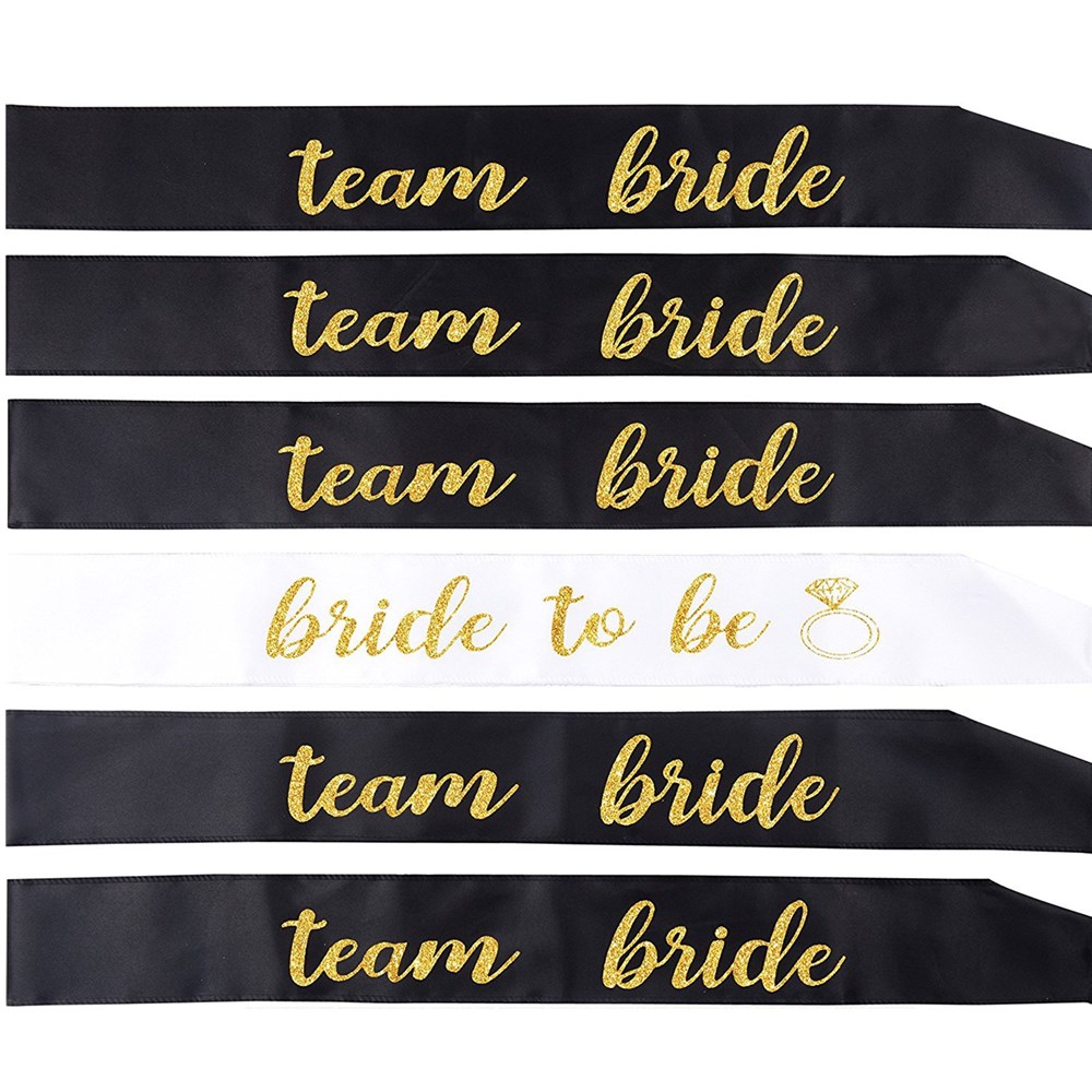 1 Satz Hochzeit Braut zu sein  – Bride Tribe Sash Bewertung und Preis