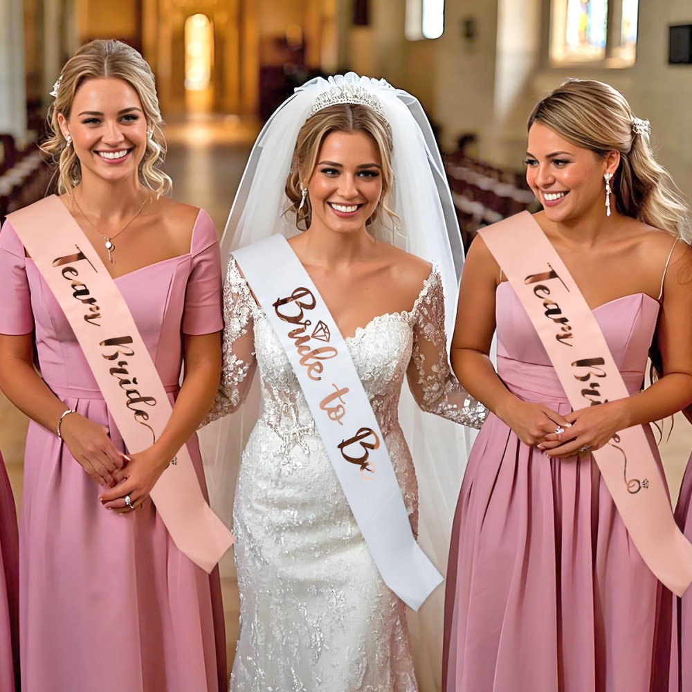 1Set Rose Gold Team Bride To B – Bride Tribe Sash Bewertung und Preis