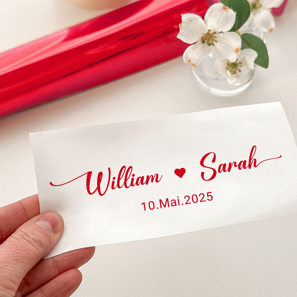 Personalisierte Namensaufklebe – Wedding Card Box Bewertung und Preis