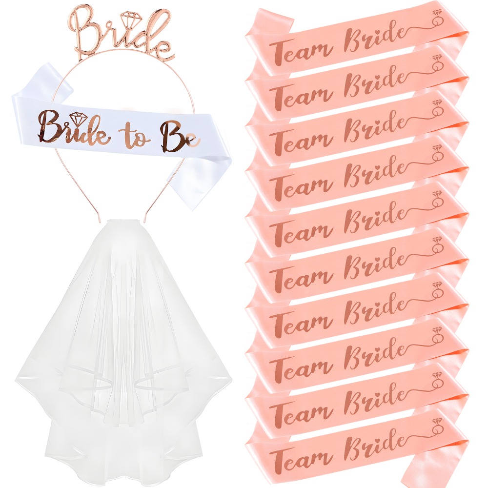 13-teiliges Set für Junggesell – Bride Tribe Sash Bewertung und Preis