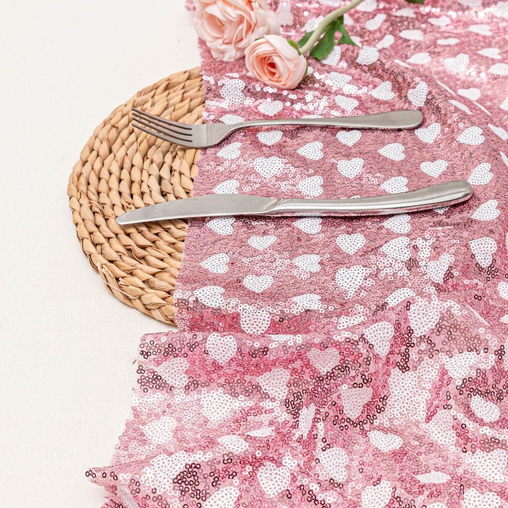 Valentinstag Pailletten-Tischl – Table Runner Sequin Bewertung und Preis
