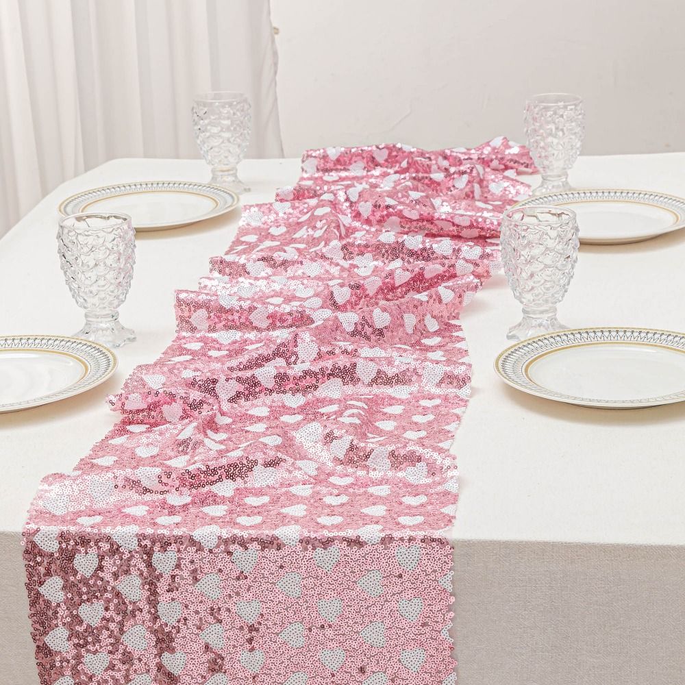 Valentinstag Pailletten-Tischl – Table Runner Sequin Bewertung und Preis