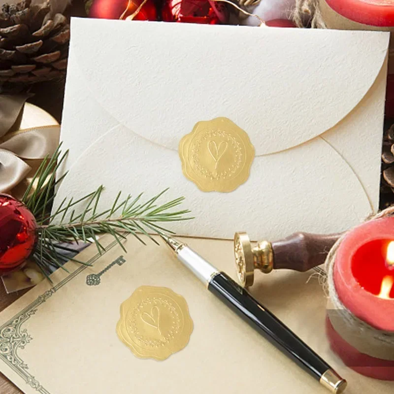 25/100 Stücke Gold Geprägte He – Wedding Envelopes Bewertung und Preis