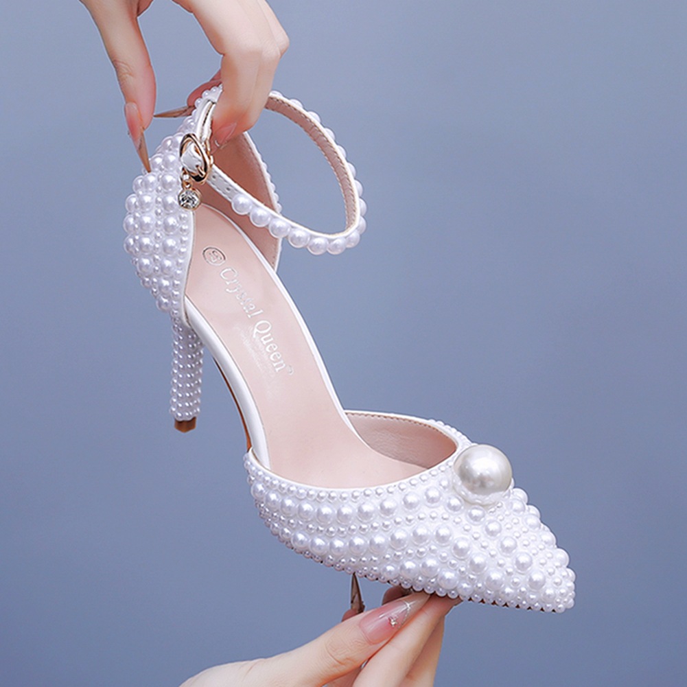 Perlenbesetzte High Heels für  – Wedding Super Bewertung und Preis