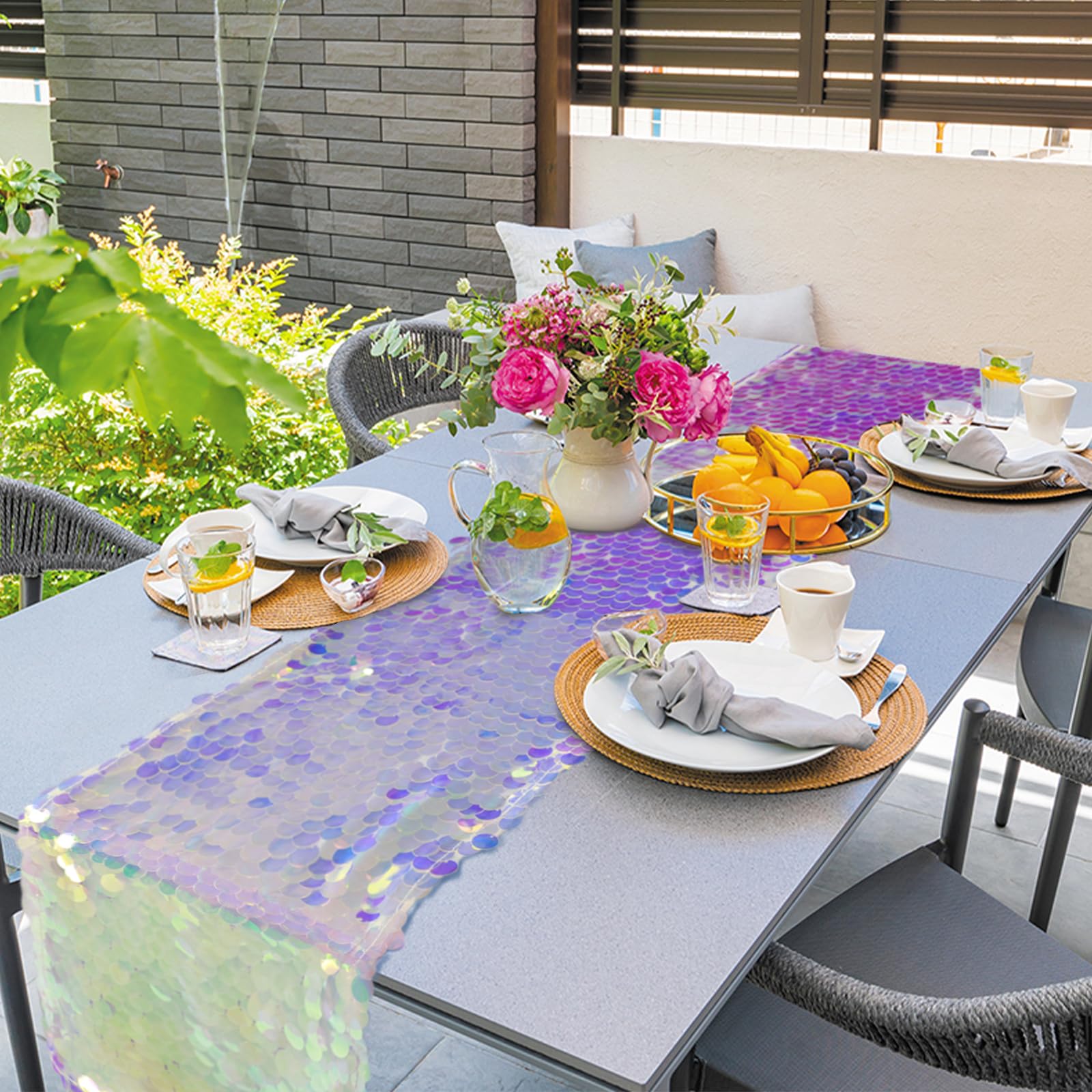 Meerjungfrau-Party-Tischläufer – Table Runner Sequin Bewertung und Preis