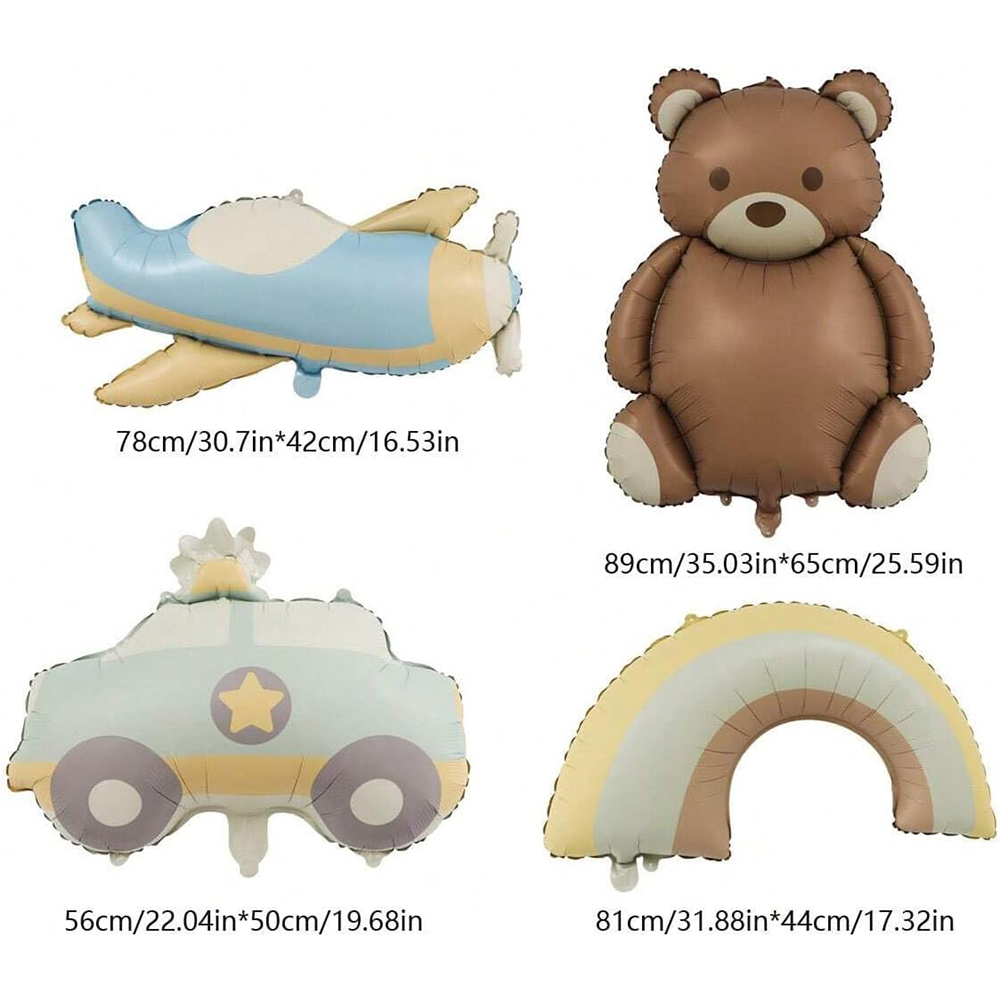 Große matte braune Bär Folienb – Confetti Balloon Set Bewertung und Preis