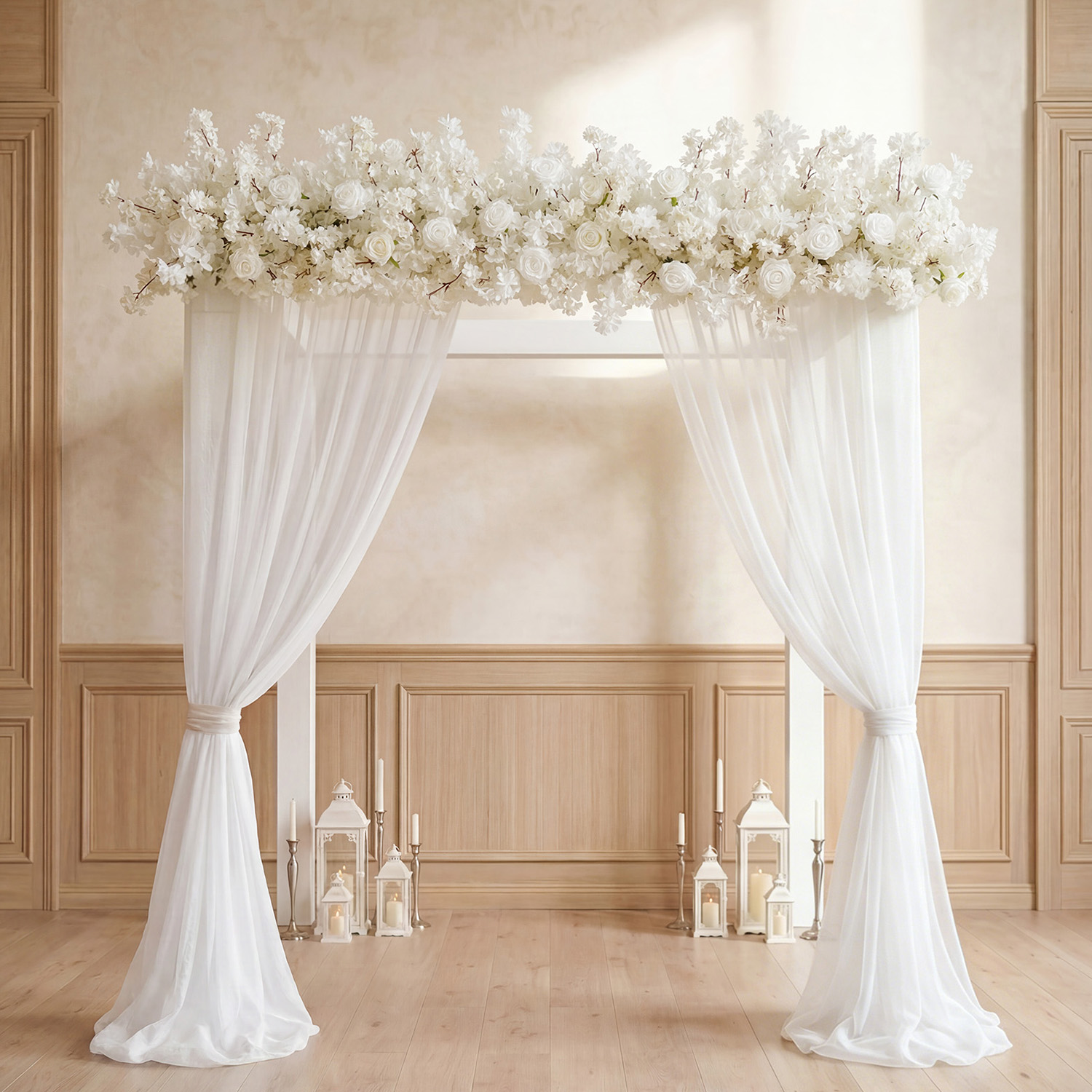 Uflower Hochzeitsdekorationen  – Aisle Runner White Bewertung und Preis