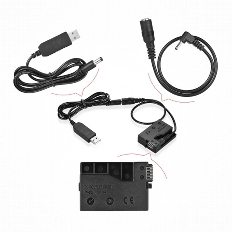 DR-E8 Dummy Batterie Mit DC Po – Wedding Power Supply Bewertung und Preis