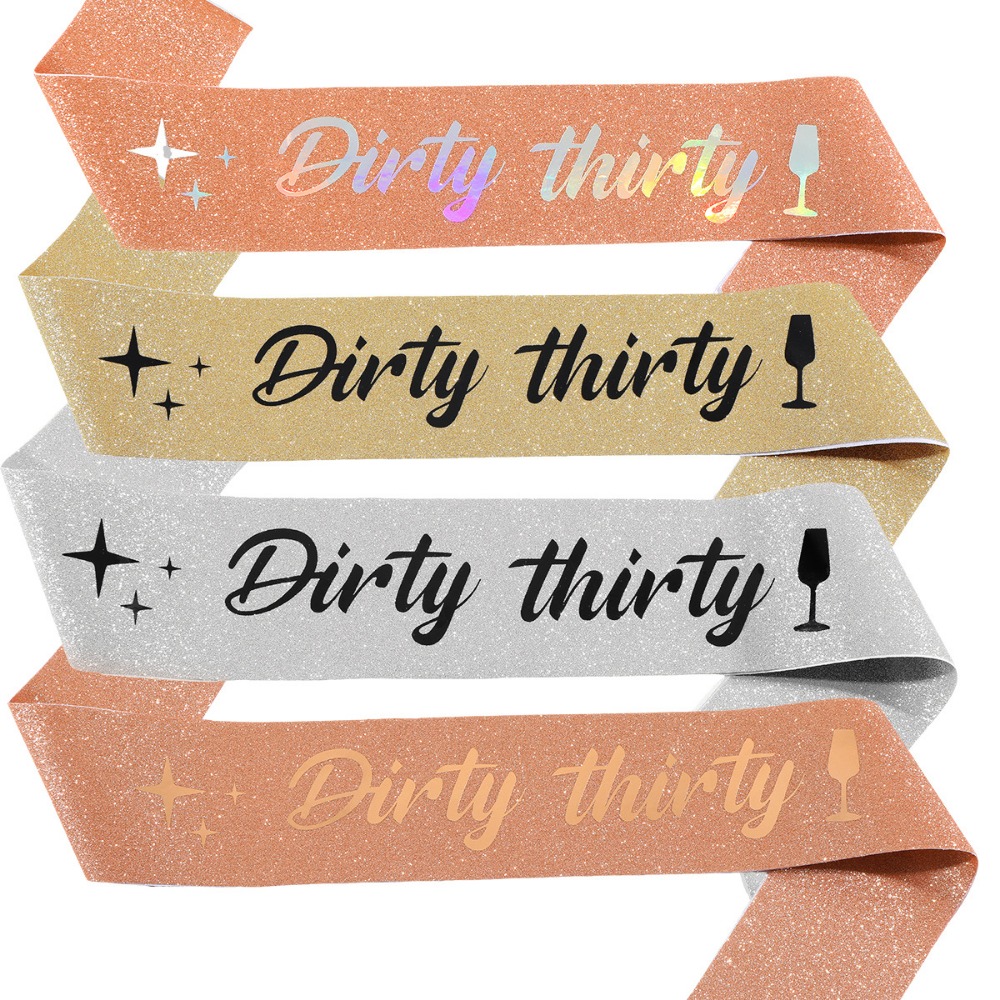 Schmutzige dreißig Schärpe Gli – Bride Tribe Sash Bewertung und Preis
