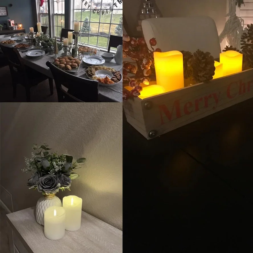 Flammenlose flackernde LED-Ker – Wedding Power Supply Bewertung und Preis