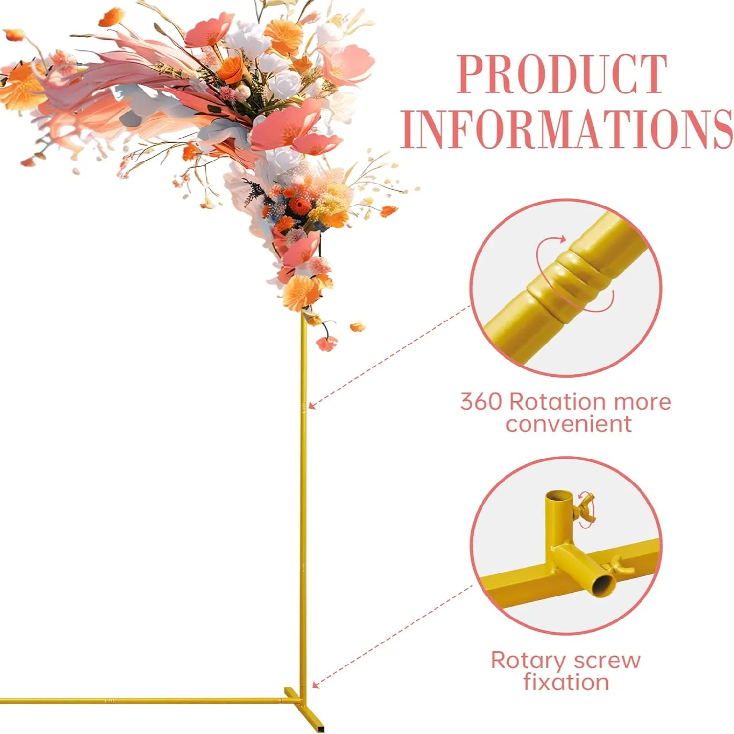 Goldene Hochzeitsbögen, quadra – Confetti Balloon Set Bewertung und Preis